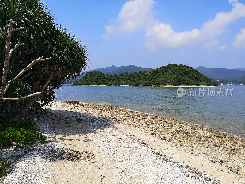 位于香港西贡白沙洲岛的沙洲