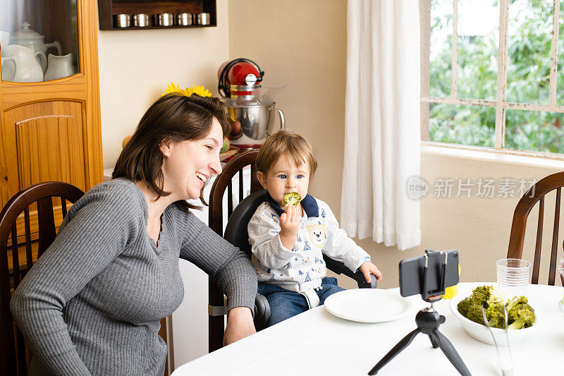 视频电话。