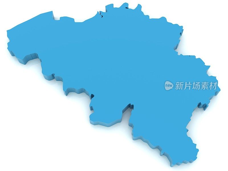 比利时地图