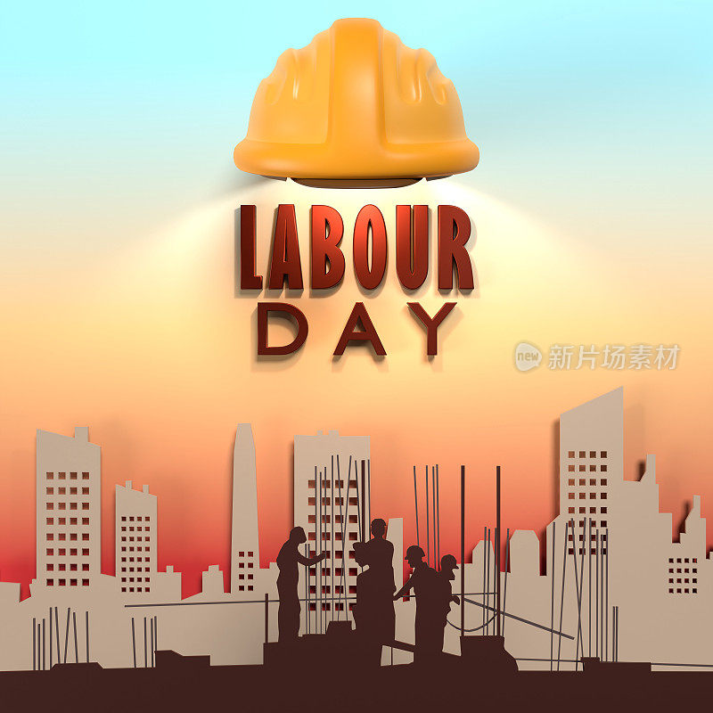 5月1日国际劳动节劳动节祝辞海报