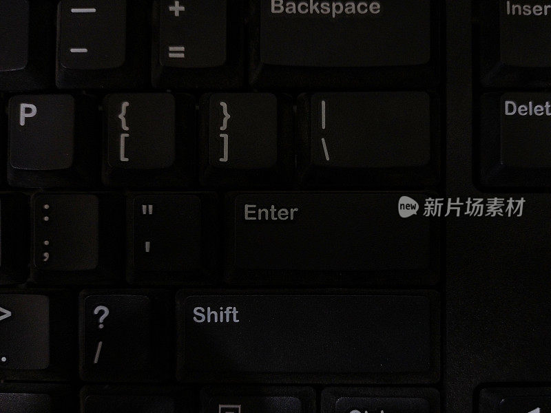 Qwerty键盘专注于输入键