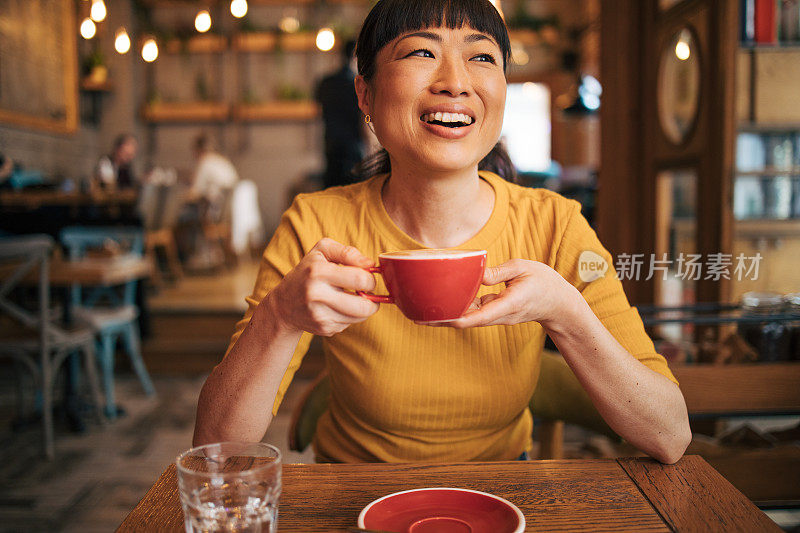 一个日本女人的肖像。