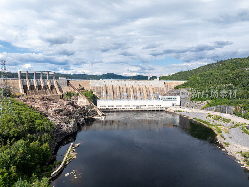 水电大坝，魁北克，加拿大