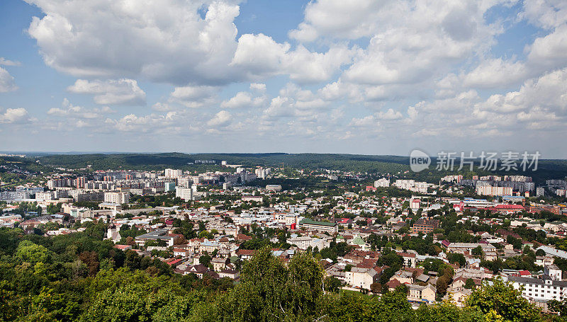 利沃夫市俯视图