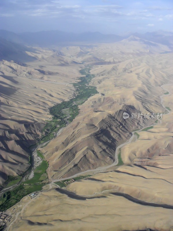 绿色地带阿富汗山脉