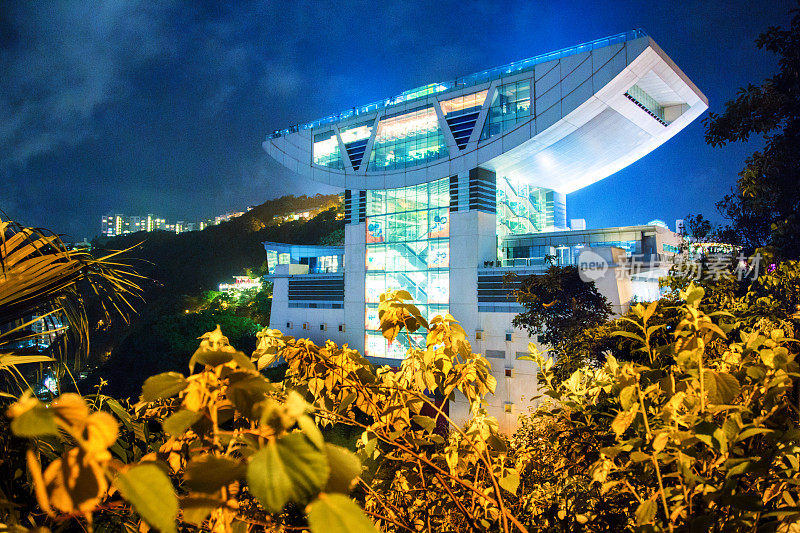 山顶塔夜景香港地标