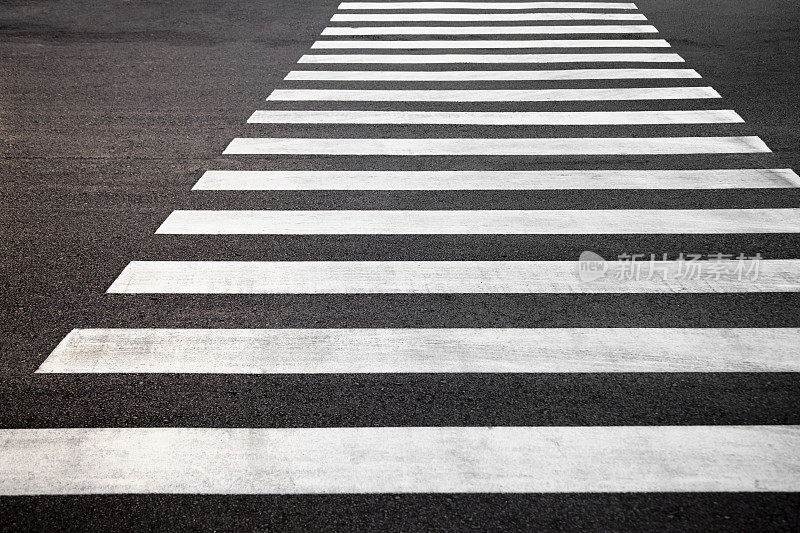 空的人行横道