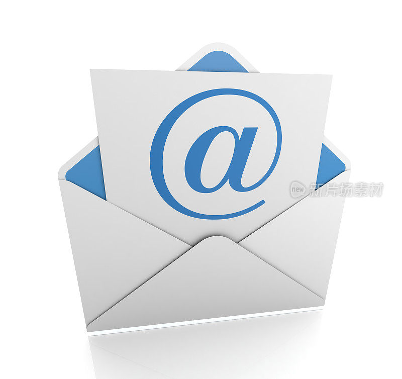 带信封的电子邮件符号