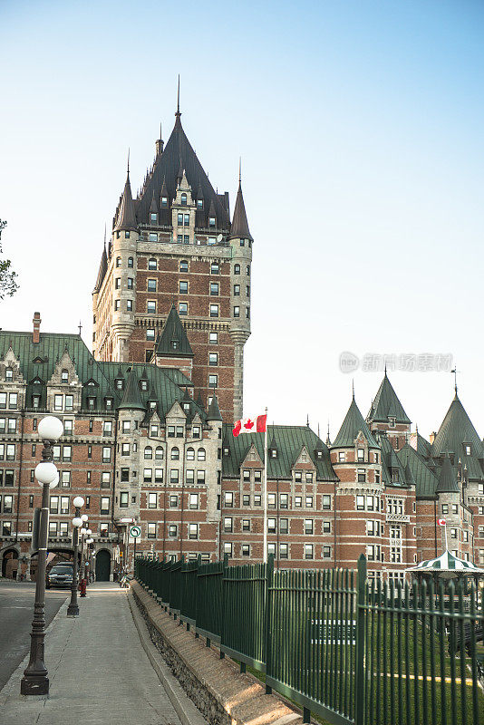 魁北克城城堡建筑外观
