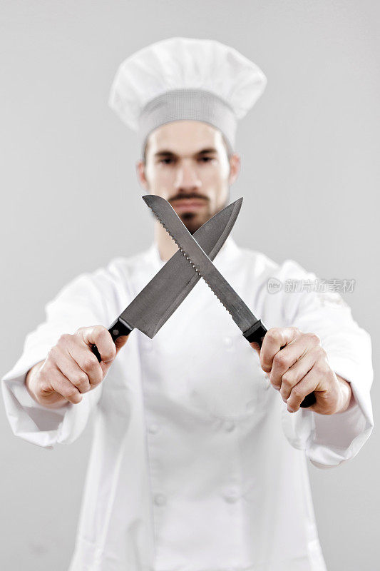 厨房厨师用菜刀