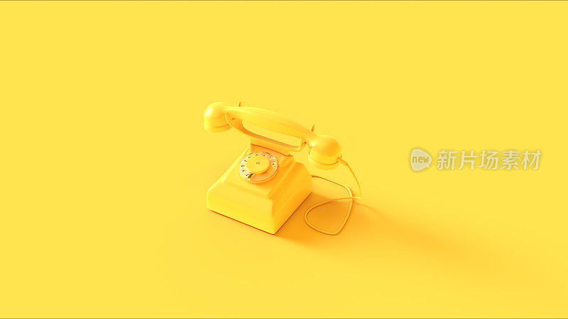 黄色的电话