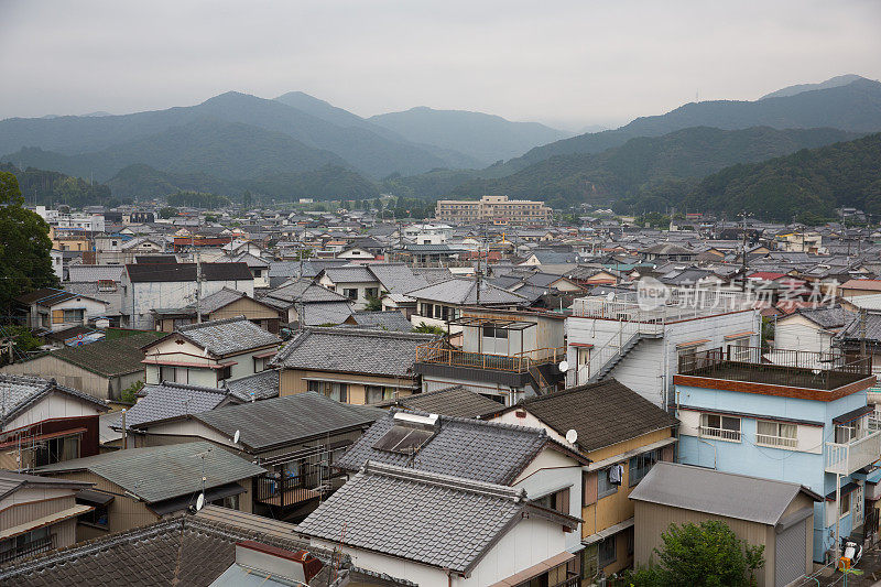 日本四国高知县的住宅区