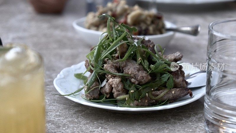 希腊素食菜配茄子