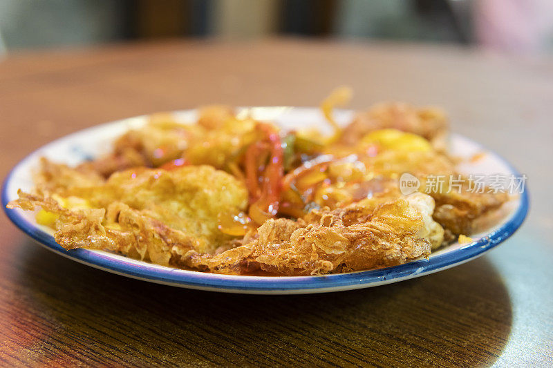 美味的传统粤菜叫煎蛋