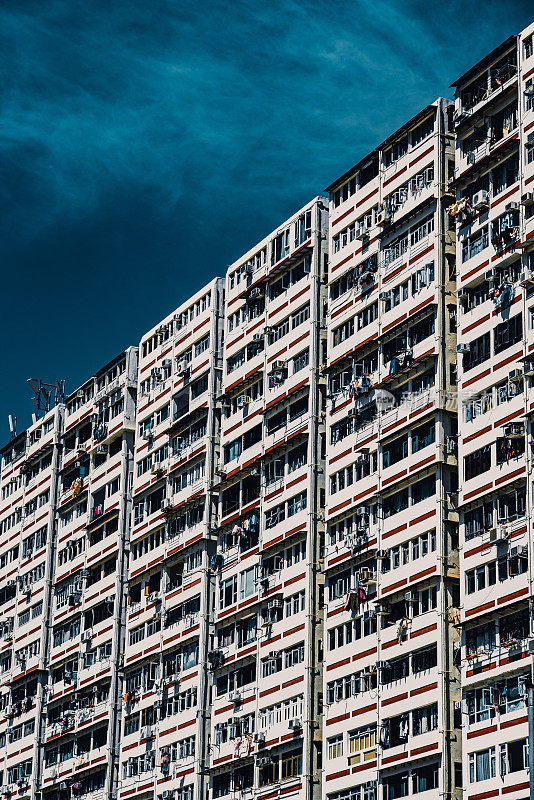 香港九龙半岛大角咀的住宅大厦