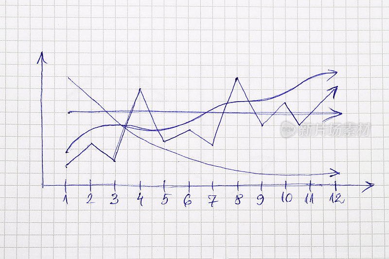 统计图摄影(12个月)