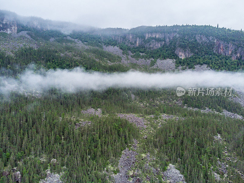 雾山鸟瞰图