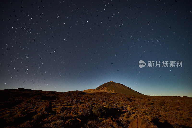 泰德山的夜晚