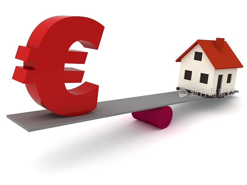 房地产欧元价格抵押贷款比较规模
