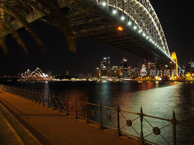 悉尼海港与歌剧院桥下