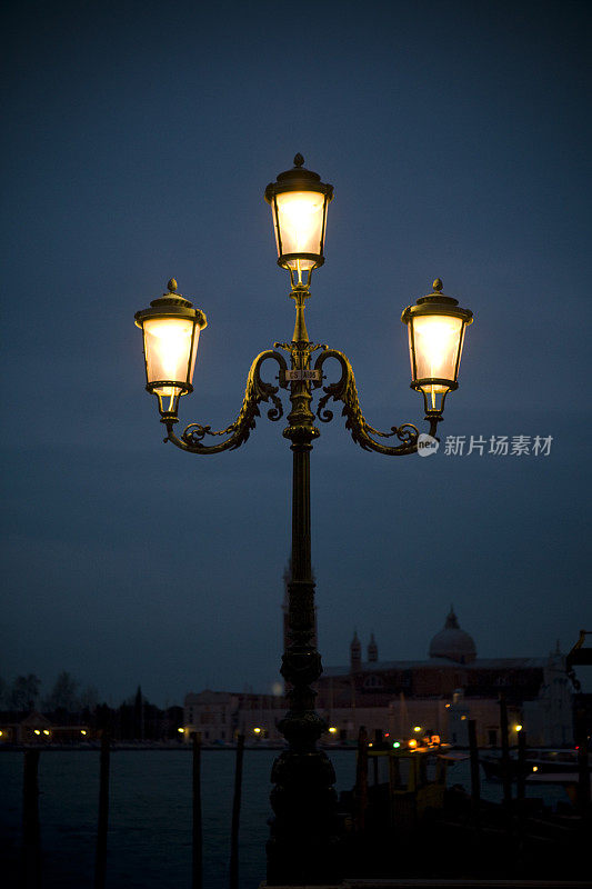 威尼斯的夜晚。