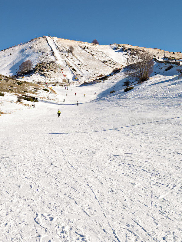 冬天，滑雪胜地