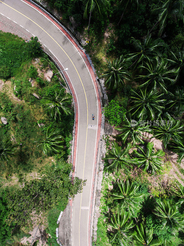 泰国的蜿蜒道路