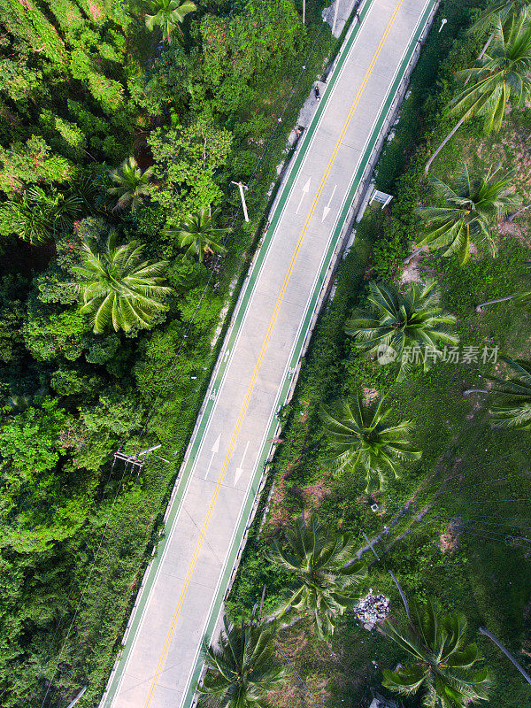 泰国的蜿蜒道路