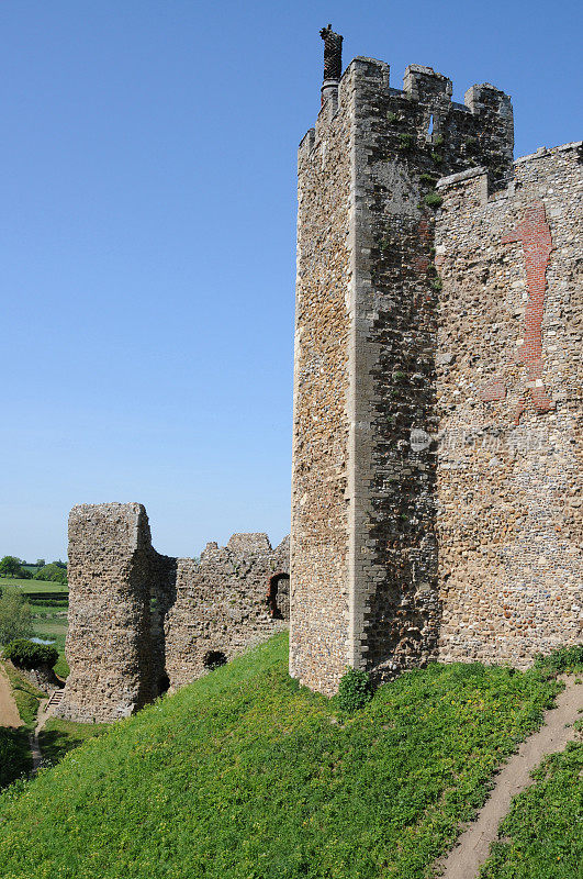 Framlingham城堡的墙壁