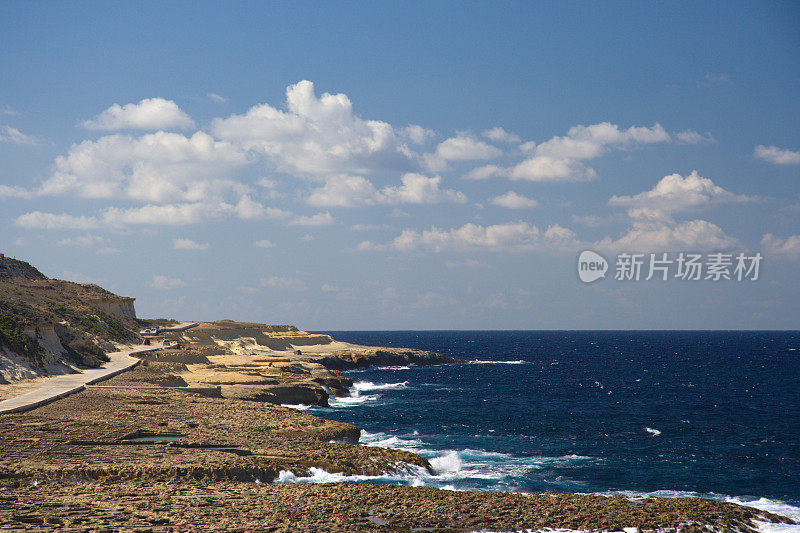 Gozo北部海岸线