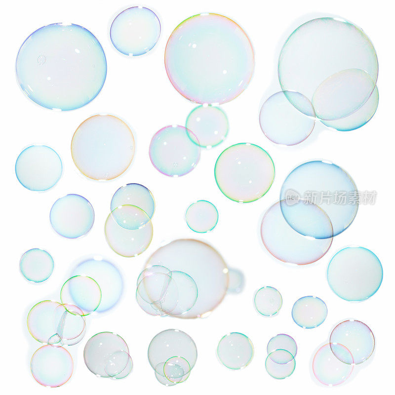 巨大的泡沫收集