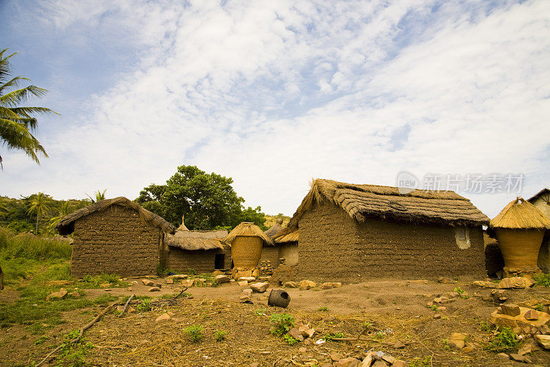 非洲多哥:北部的富拉尼村
