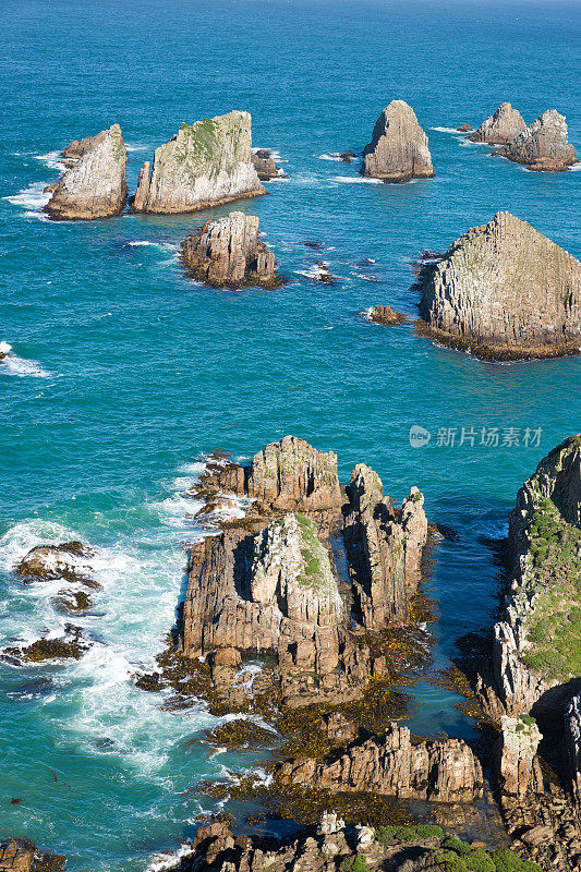 金块点，卡特林，南岛，新西兰