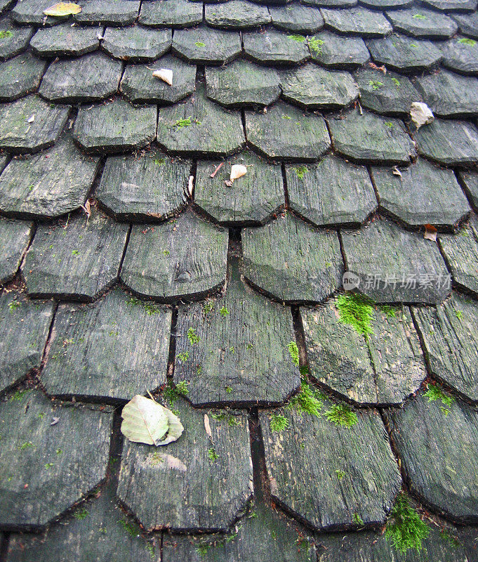 旧木制屋顶