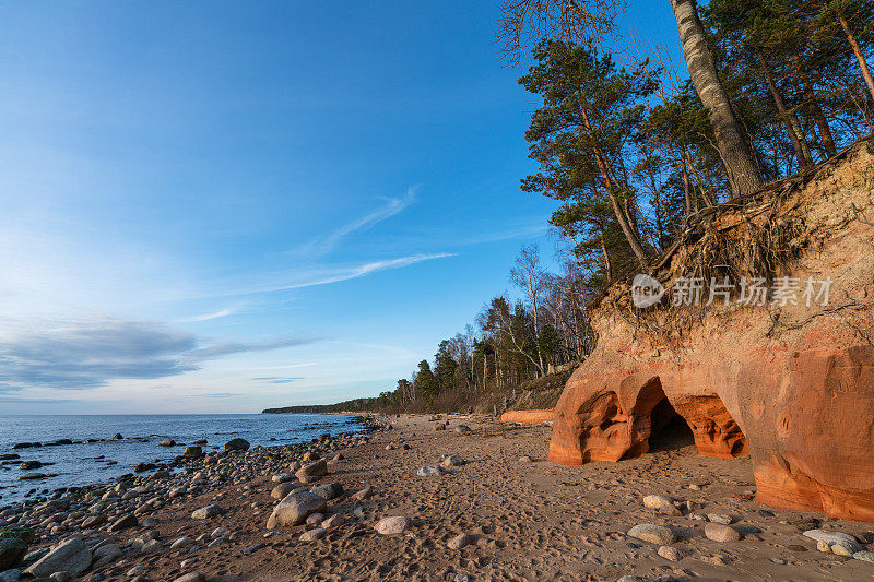 Vidzeme的海滨