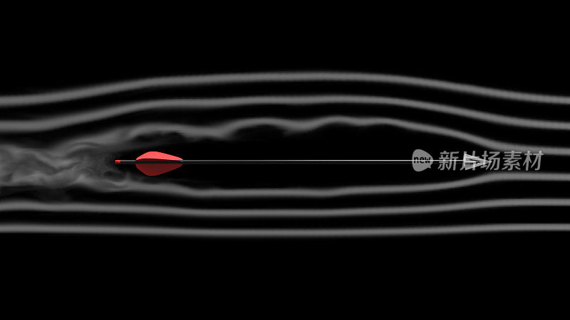 风洞中的箭