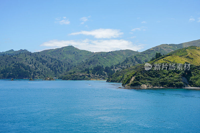 惠灵顿-皮克顿(岛民库克海峡渡轮)，惠灵顿，新西兰。