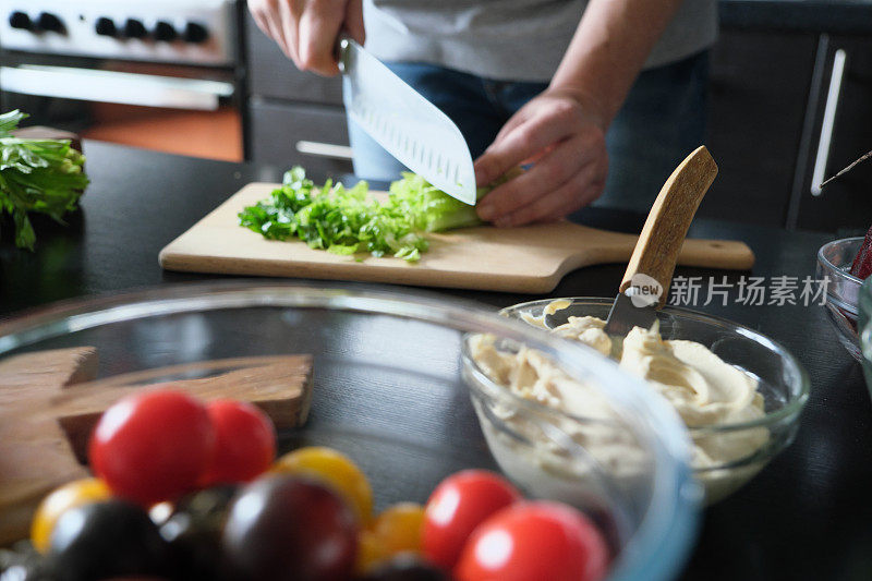 在家做素食三明治