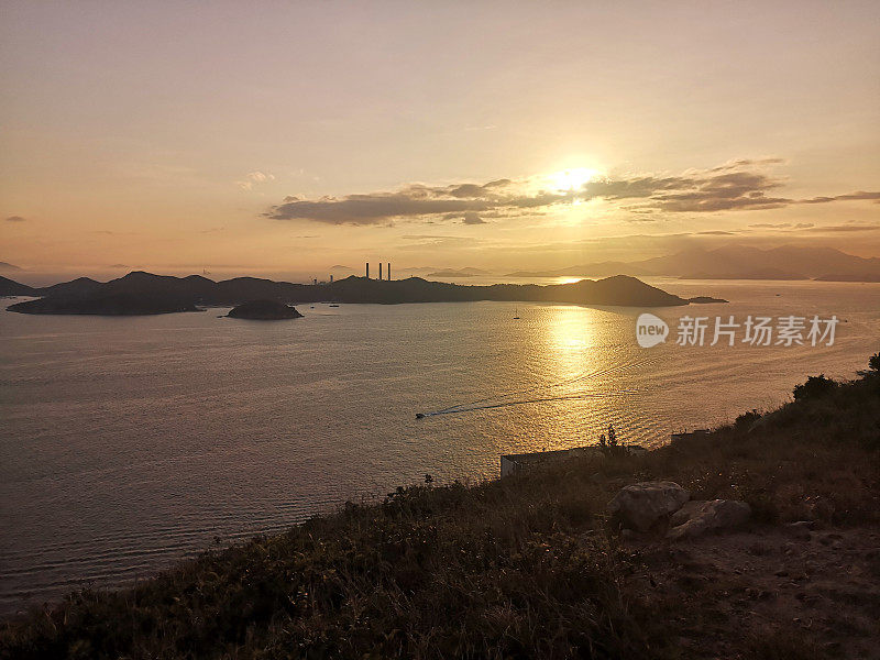 香港南丫岛的日落