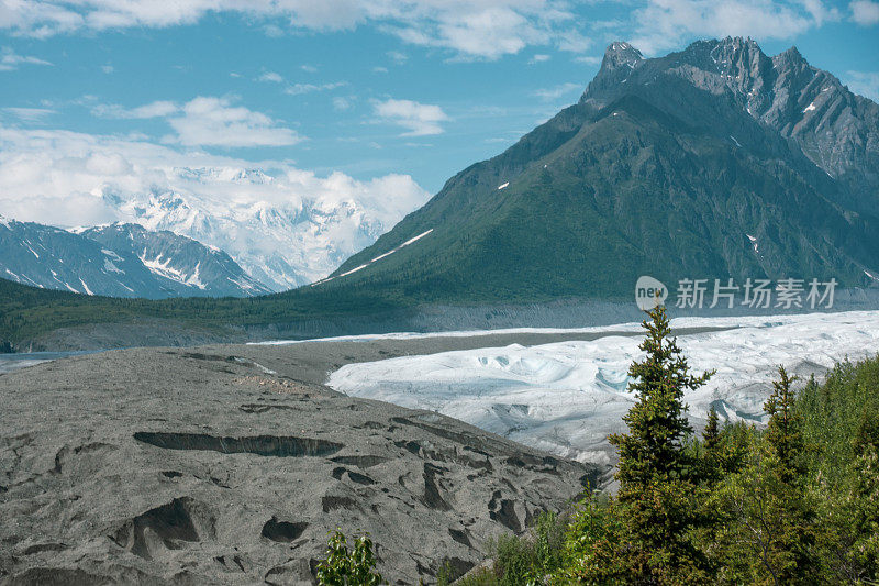 Wrangell-St的景观。伊莱亚斯