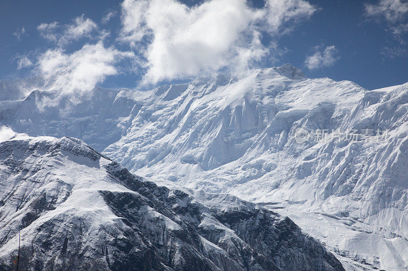 雪山，安纳普尔纳环线，尼泊尔