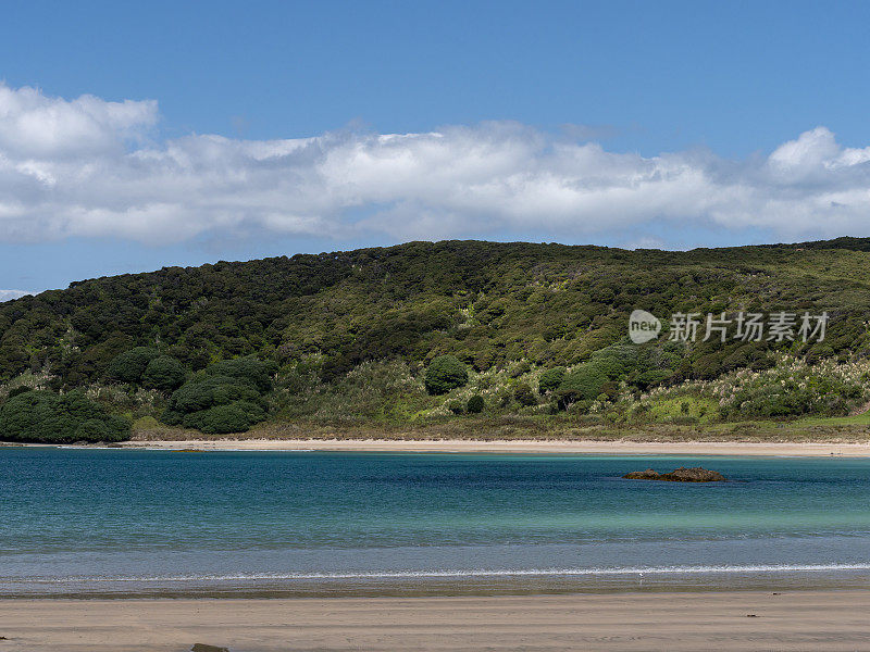 新西兰北部地区的海滩和海岸线