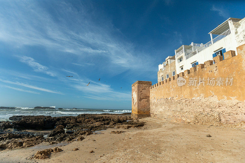 摩洛哥Essaouira的城墙