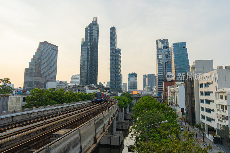 曼谷市景和BTS线路