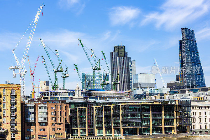 伦敦的大型建筑公司