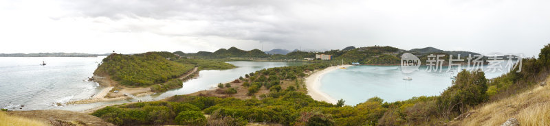 巴灵顿堡全景，安提瓜