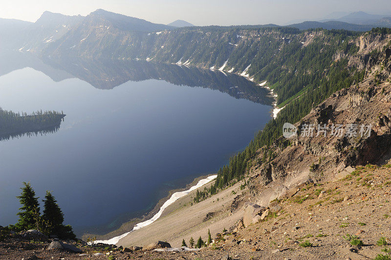 风景优美的火山口湖