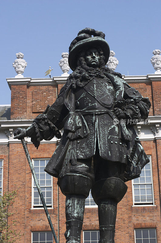 1689年至1702年奥兰治国王威廉三世雕像