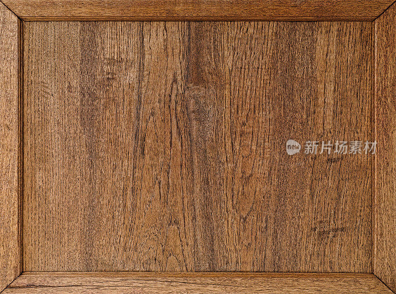 老风化的乡村木板背景与框架。