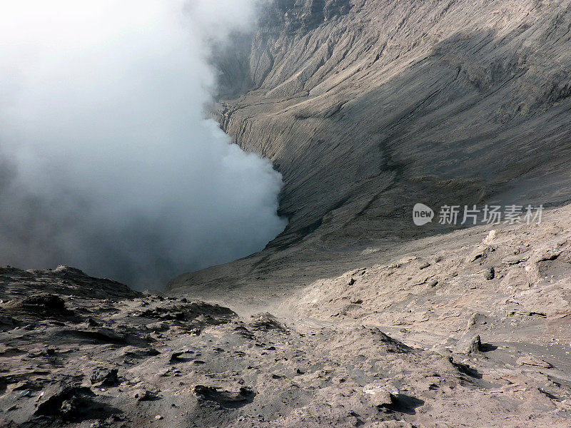 东爪哇的布罗莫火山口